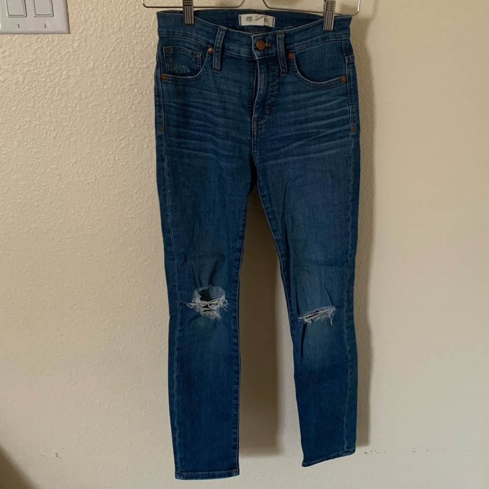 Madewell 9” High-rise skinny jean crop